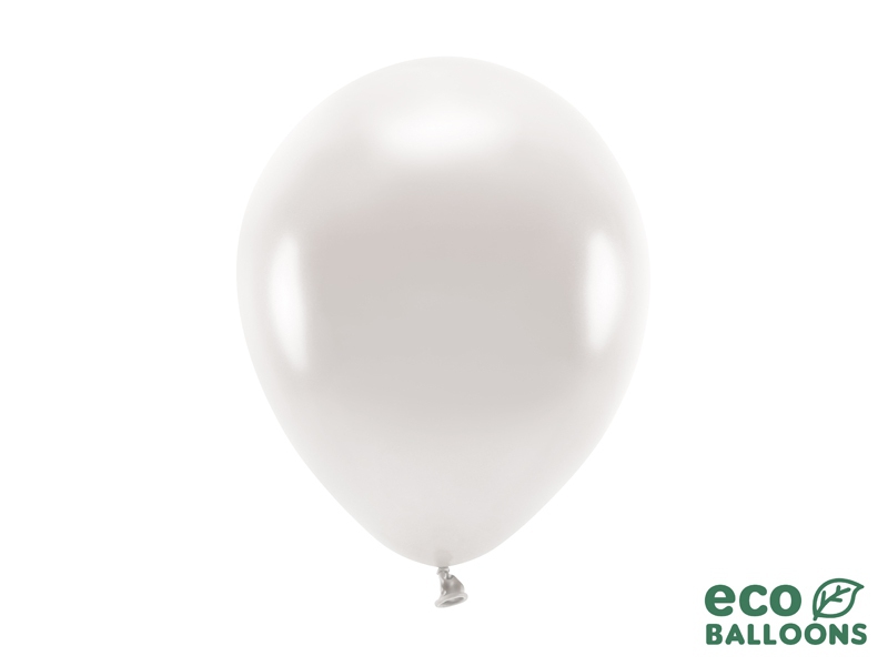 Metalický balónek - bílý