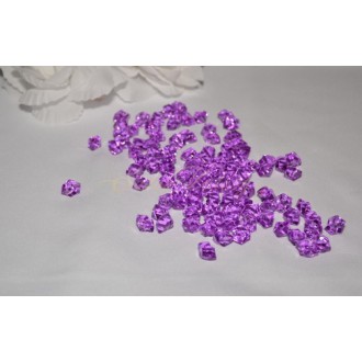 Dekorační krystalky - fialová