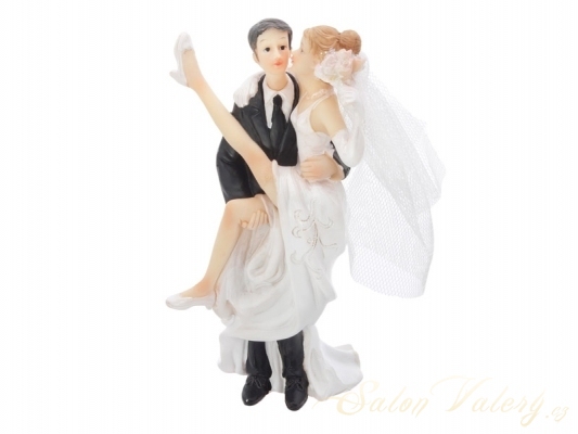 Svatební figurka nevěsta s nohou nahoře