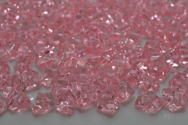 Dekorační krystalky - růžová