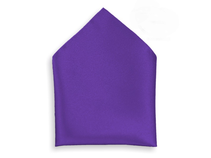 Kapesník saténový - fialový