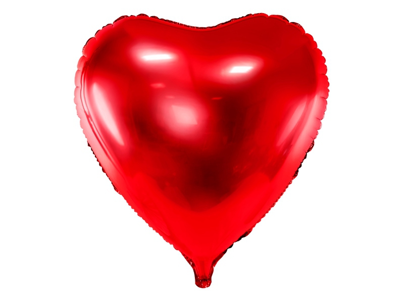 Foliový balonek MAXI srdce - červené