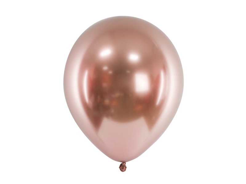 Balonky Glossy - růžové zlato