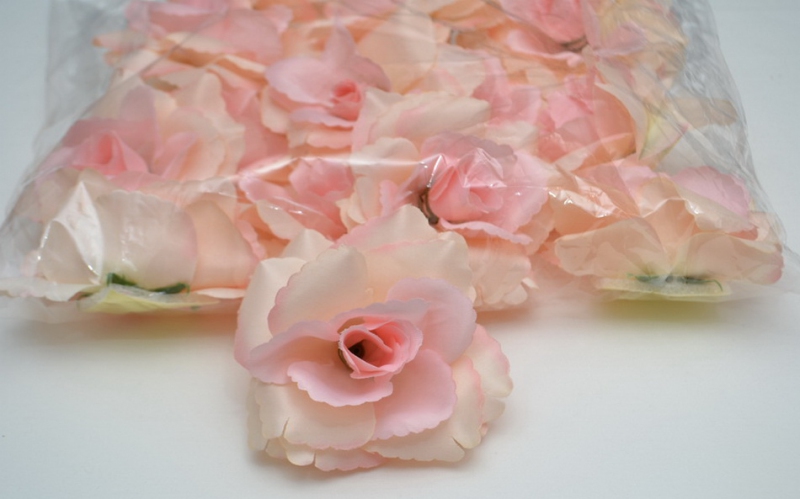 Balení samolepících růží - růžové
