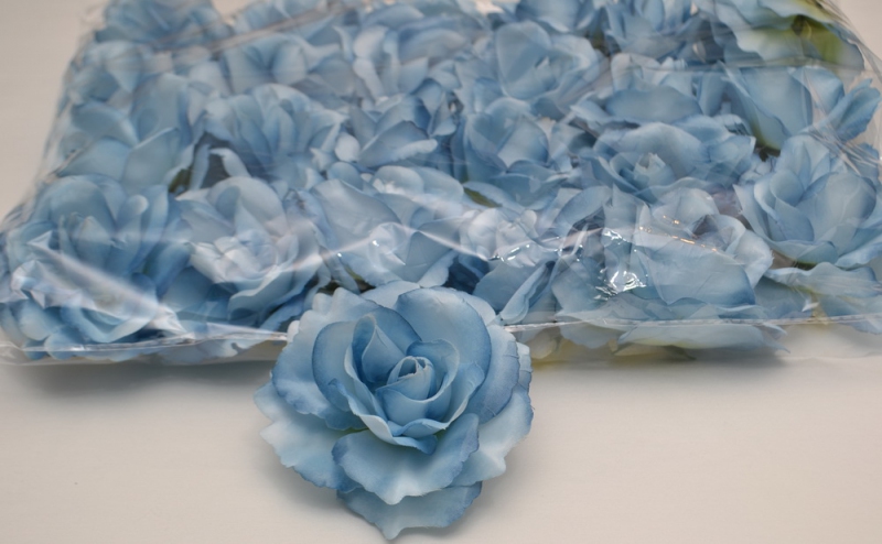 Balení samolepících růží - modré
