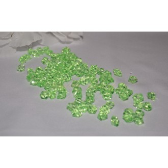 Dekorační krystalky - zelená