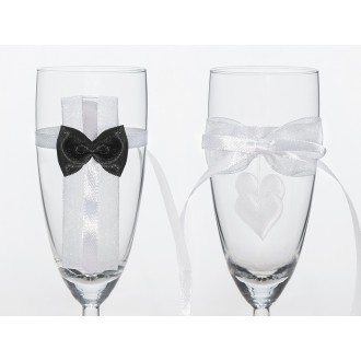 Svatební skleničky na přípitek - KSSW 008