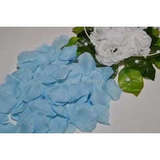Okvětní plátky růží - bledě modrá