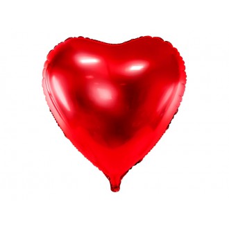 Foliový balonek MAXI srdce - červené